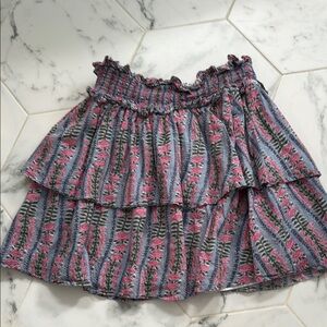 Marea Floral Tiered Skirt XS